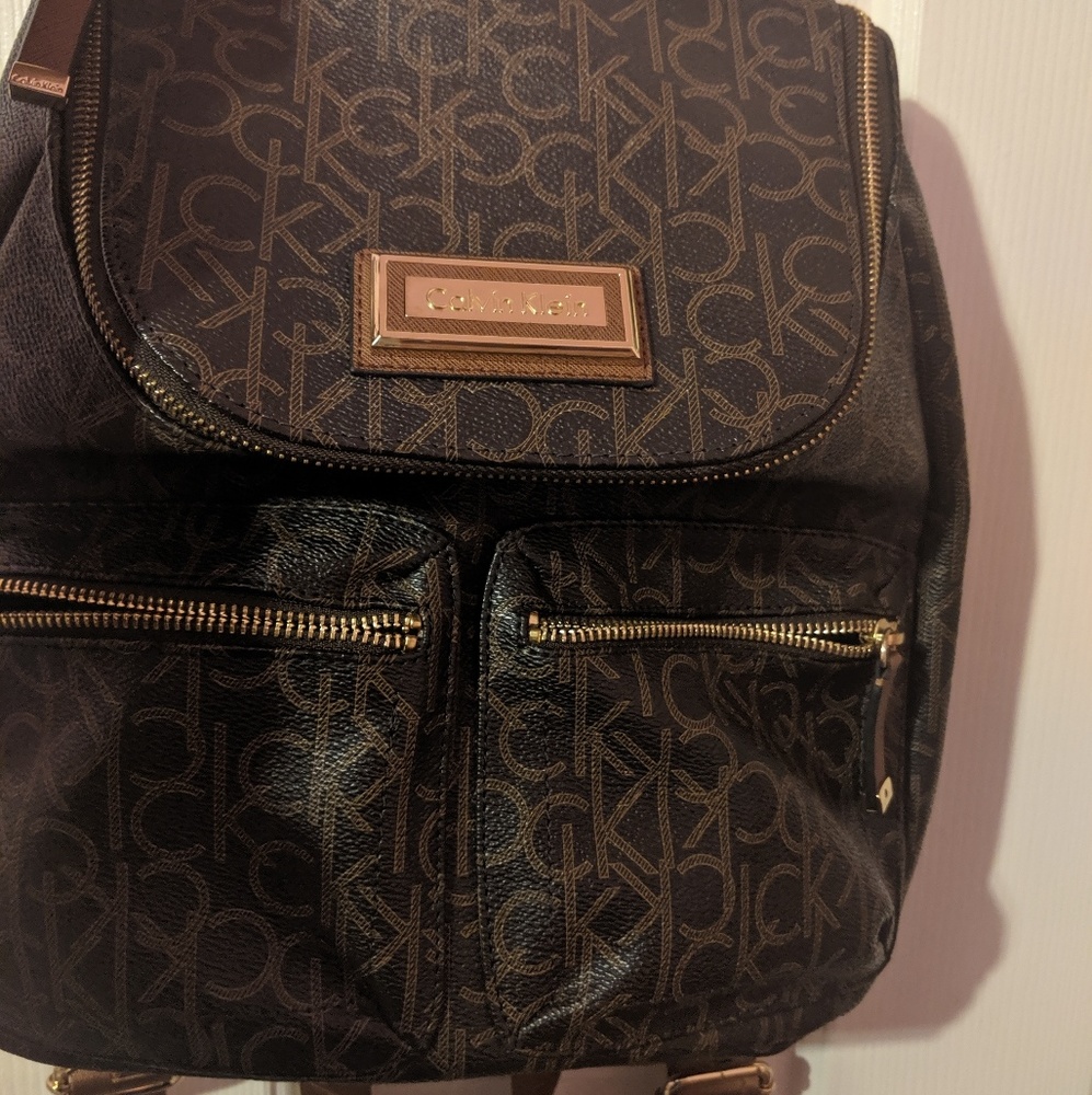 Calvin Klein monogram backpack